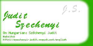 judit szechenyi business card