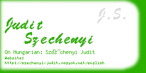 judit szechenyi business card